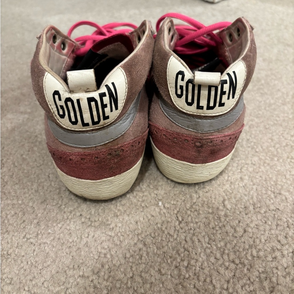 Pink Glitter Midstar Golden Goose Size